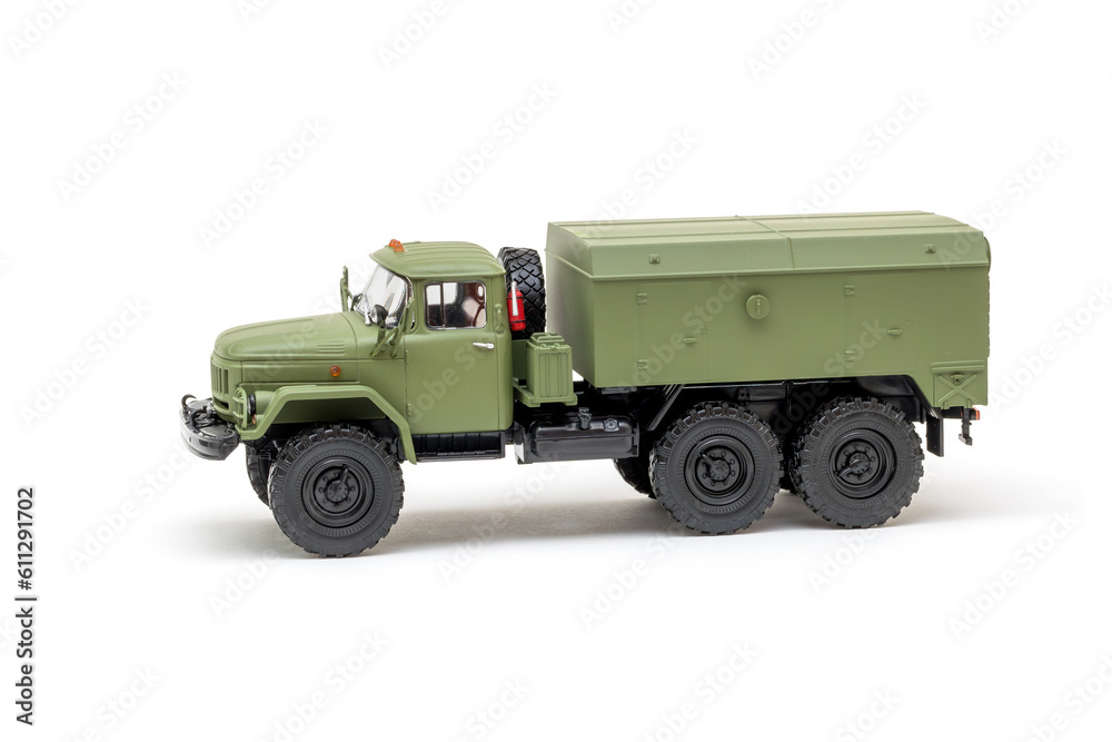 military truck scale model
