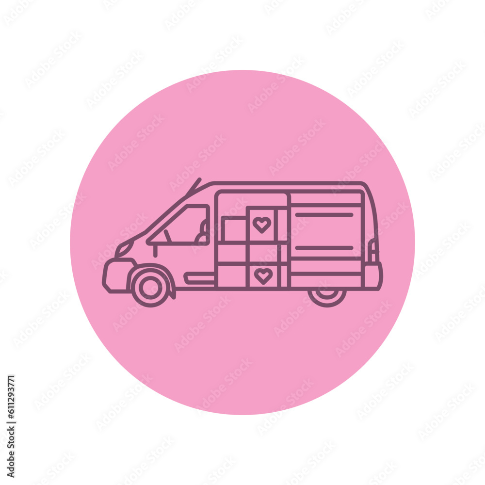 Humanitarian aid black line icon. Pictogram for web page Humanitarian aid black line icon. Pictogram for web page