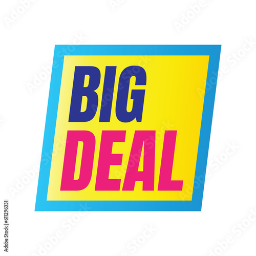 Today's big deal marketing promotional sign vector, Super deal online shopping sale event, Mega sale promotional advertisement