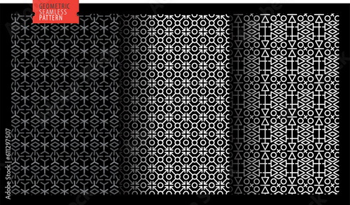 Geometric seamless pattern