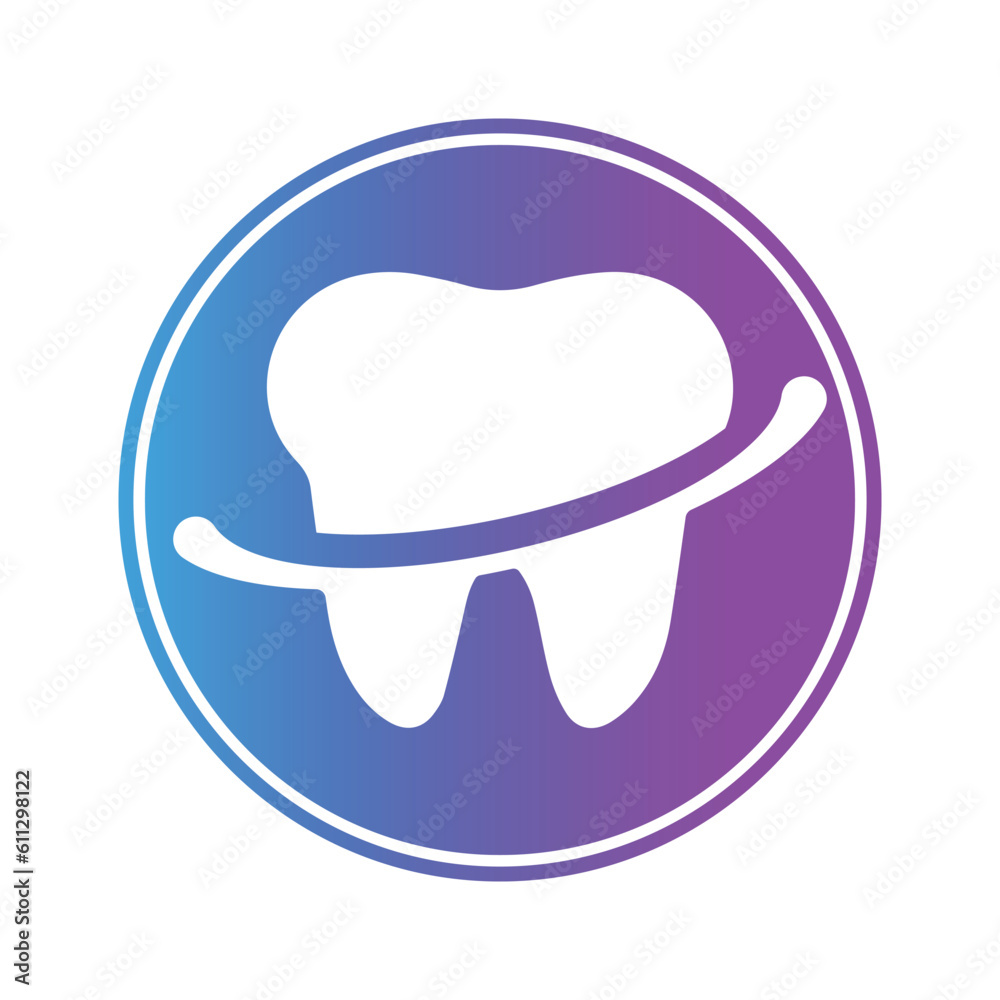 Tooth dental care logo vector illustration Tooth dental care logo vector illustration