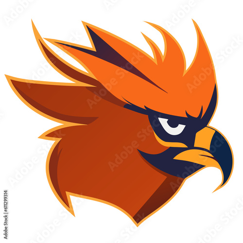 Head of Eagle symbol.It's for fighter concept
