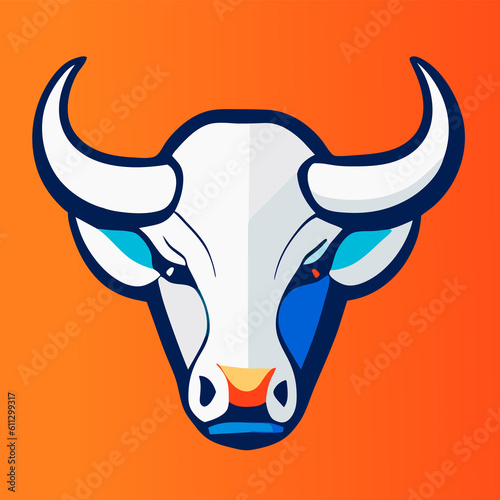 Head of Bull symbol.It's for winner concept