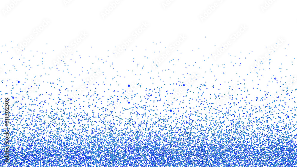 Obraz premium Blue glitter sparkle on a transparent background