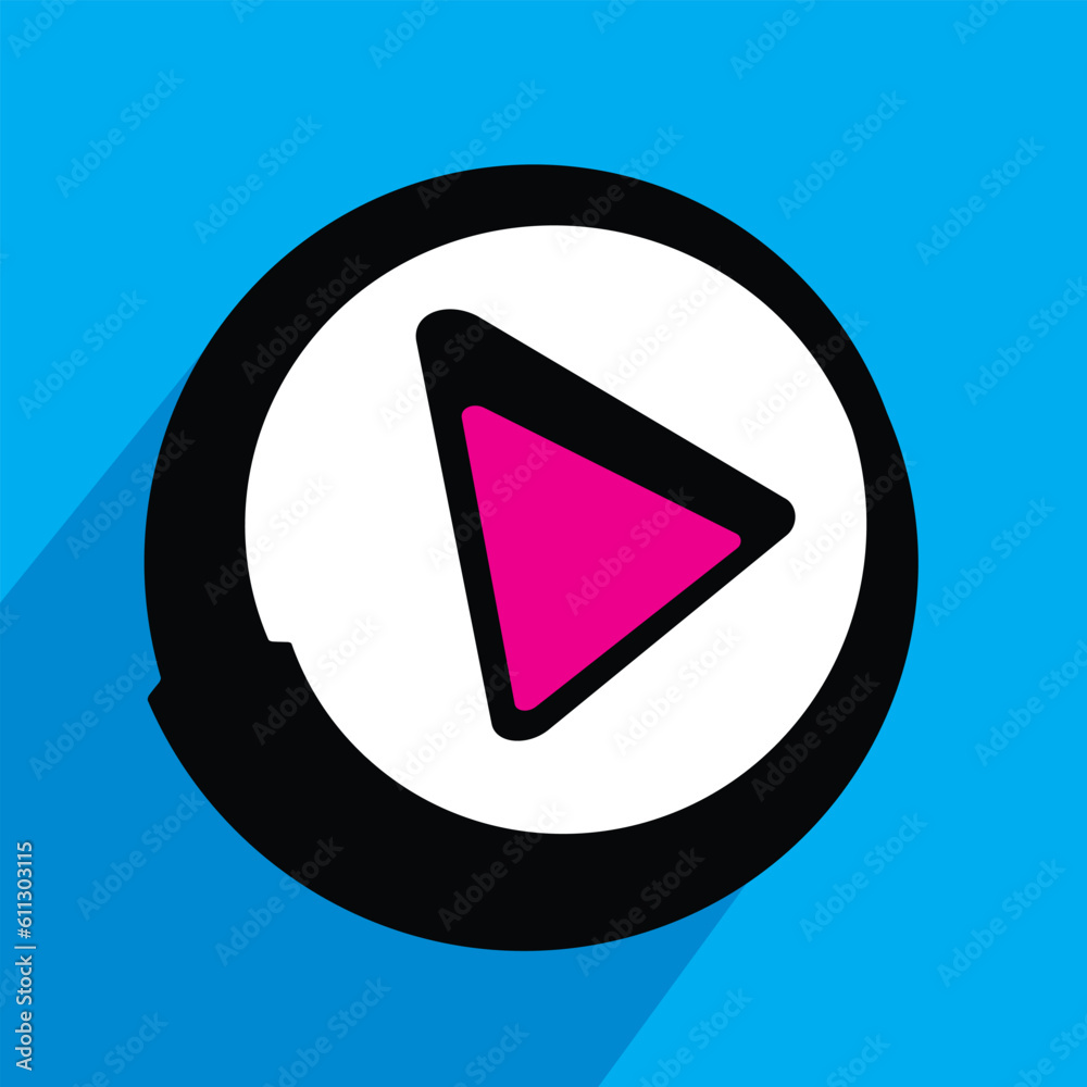 play button, simple icon, vector illustration play button, simple icon, vector illustration