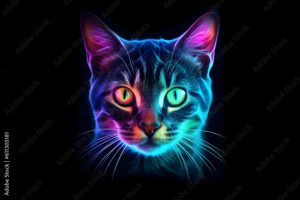 portrait of a cat portrait of a cat