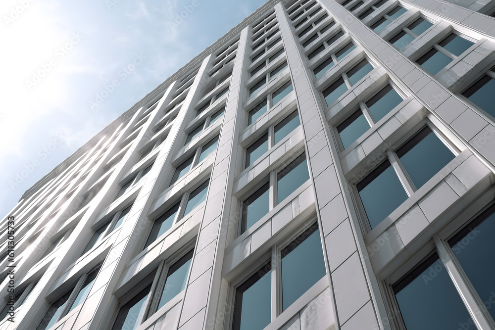 modern office building with sky modern office building with sky