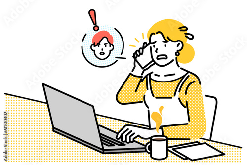 person working with laptop, business concept