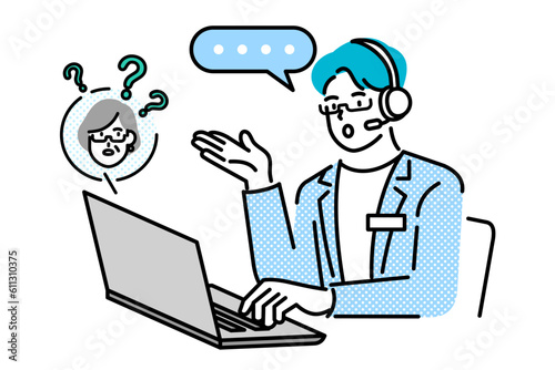 man call center agent