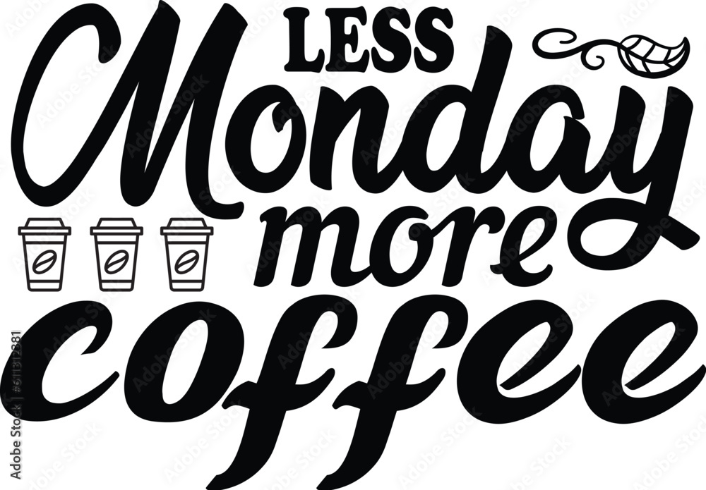 Obraz premium coffee svg