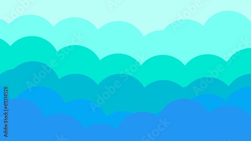 abstract blue clouds for desktop, smartphone wallpaper and website background and graphical resource. modern background of blue gradient clouds