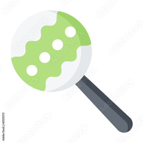 Rattles Flat Icon