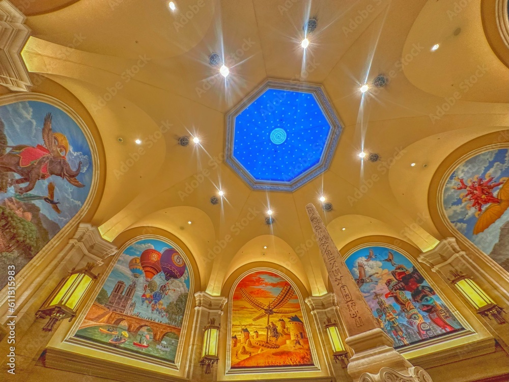 Obraz premium interior of the church of the holy sepulchre Tokyo, Disneysea, travel