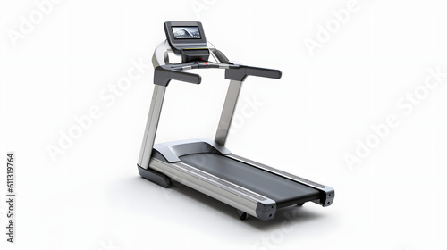 treadmill isolated on white background