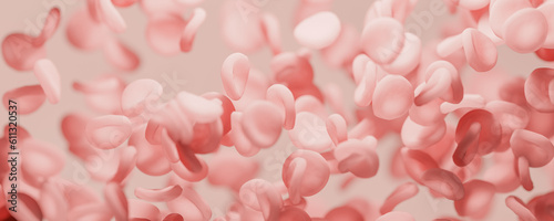 Photography Red blood cells, erythrocytes