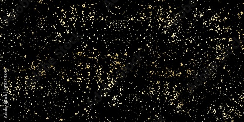 Quadro su tela ed abstract paint splash grudge background  water drops on black background