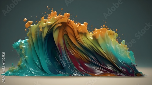 Harmonious color rhapsody unleashed  colorful desktop background