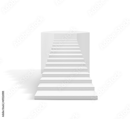 stairway to success. business concept