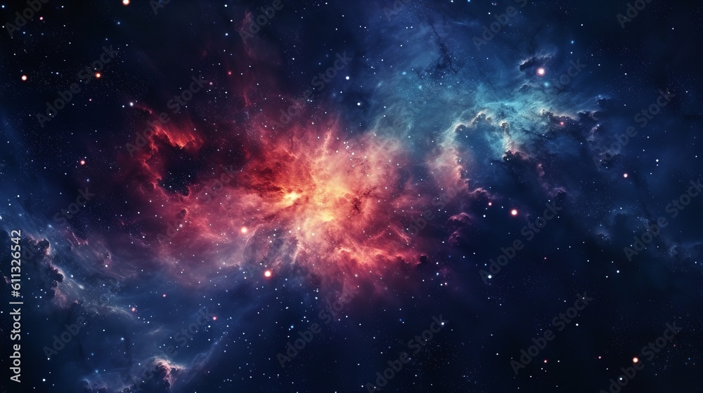 Fototapeta premium Cosmic Starfield Texture