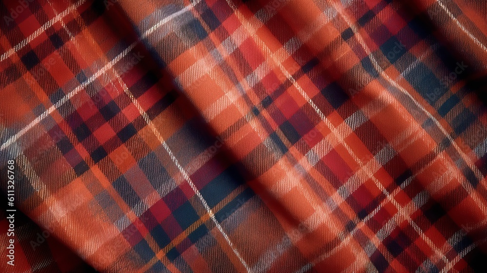 Cozy Plaid Fabric Pattern Cozy Plaid Fabric Pattern