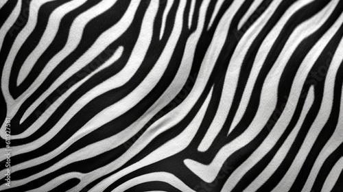 Distinct Zebra Stripes Pattern
