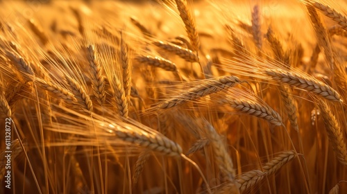 Sunlit Wheat Field Gentle Texture