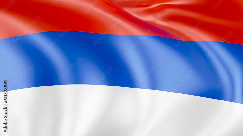A flaf of russia 3d rendering A flaf of russia 3d rendering