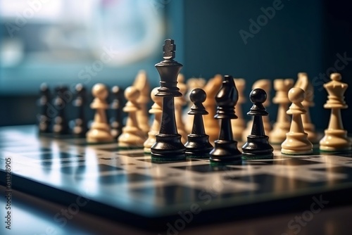 Chess Game  Unveiling the Strategic Business Concept  Generated Ai