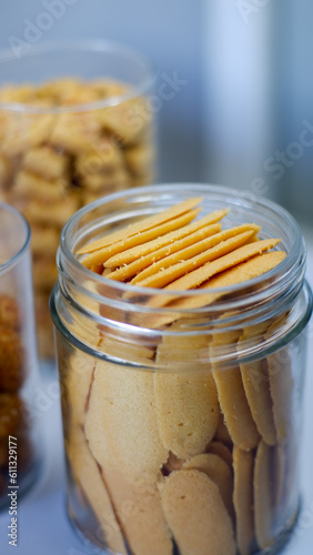 In Indonesia, lidah kucing is the popular kue kering or cookie. Made from flour, eggs and butter. in Dutch better known as Kattentongen.