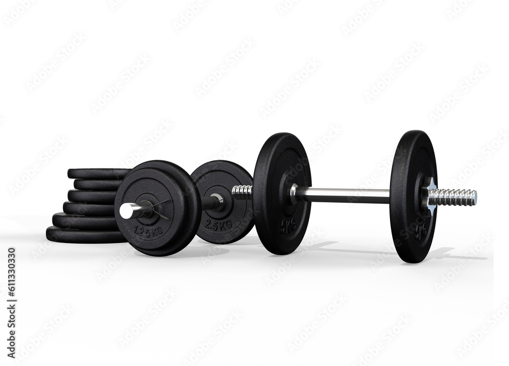 dumbbells isolated on transparent background dumbbells isolated on transparent background