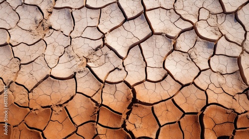 Cracked Earth Desert Pattern