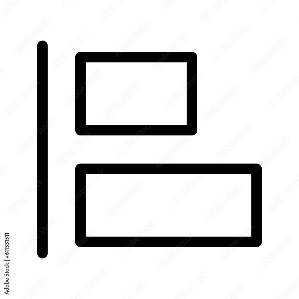 Align Left Icon Vector Symbol Design Illustration Align Left Icon Vector Symbol Design Illustration