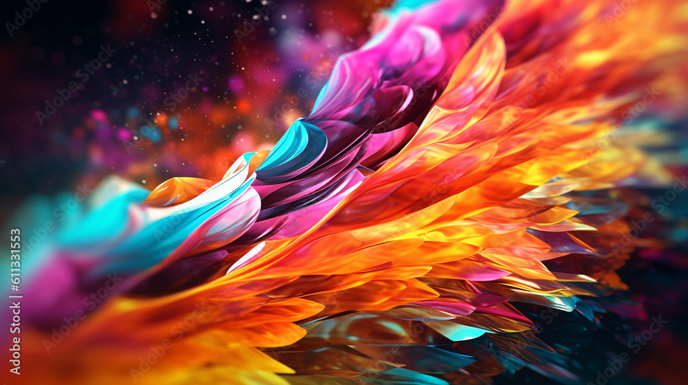 Psychedelic Dreamscape, A Vibrant Pop Art Adventure - Created with Generative AI Psychedelic Dreamscape, A Vibrant Pop Art Adventure - Created with Generative AI