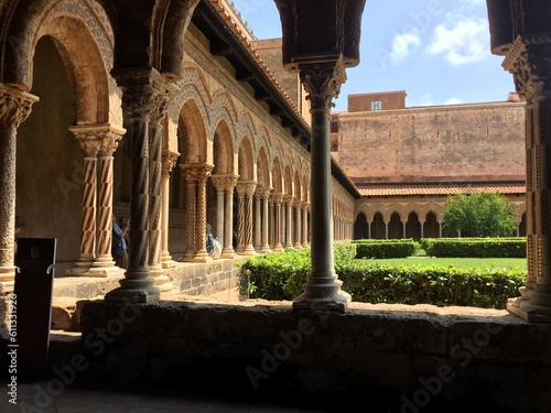 cloister of the monastery de montserrat
