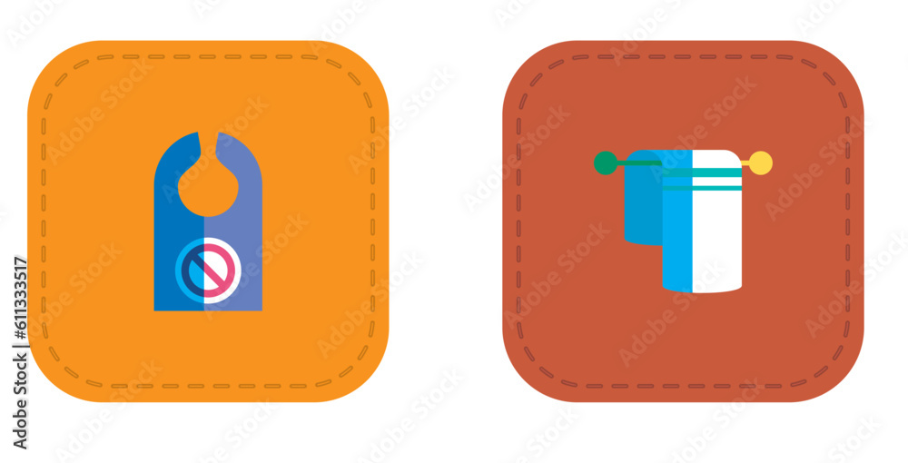 vector icon set of hotel stuff vector icon set of hotel stuff
