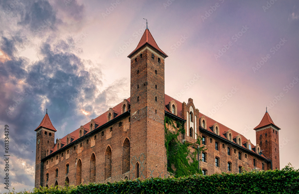 Ancient beautiful gothic teutonic Gniew Castle