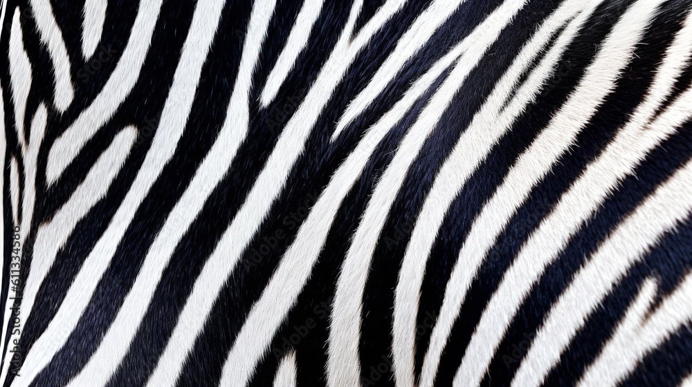Exotic Zebra Skin Striped Pattern Exotic Zebra Skin Striped Pattern