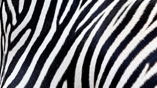 Exotic Zebra Skin Striped Pattern