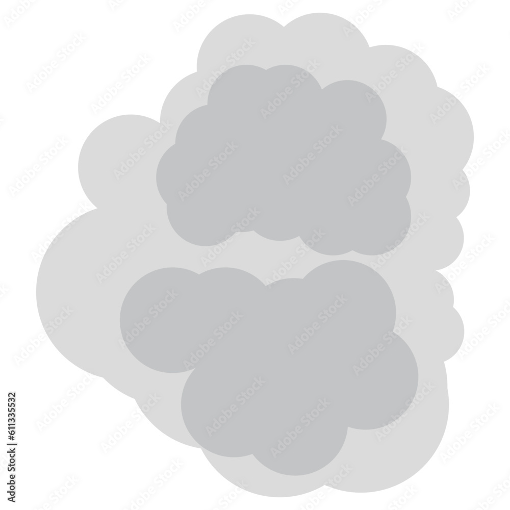 pollution smoke illustration