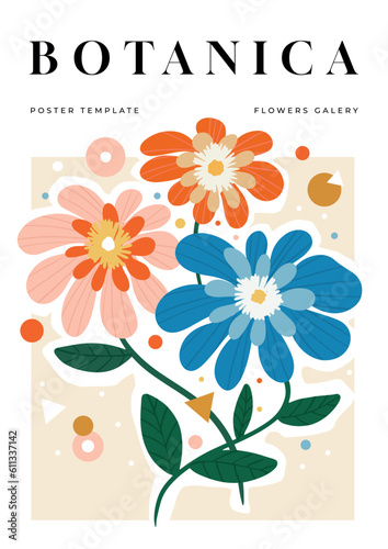 Botanical Vector Illustration abstract creative universal art template. Good for poster, postcard, invitation, flyer, cover, banner, poster