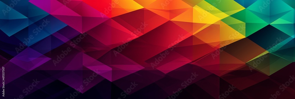 abstract colorful background with triangles, background with vibrant colors, Generative AI abstract colorful background with triangles, background with vibrant colors, Generative AI