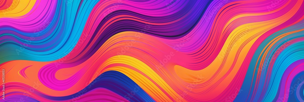 Obraz premium background with vibrant colors, abstract colorful background, Generative AI