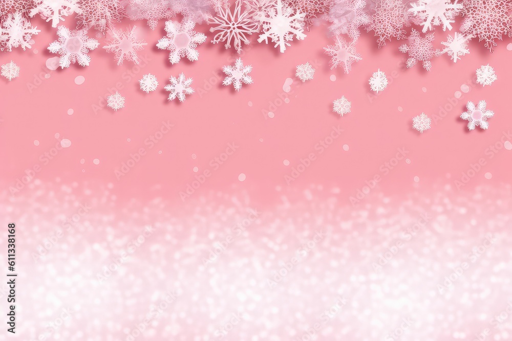 winter snowflakes background with generative ai winter snowflakes background with generative ai