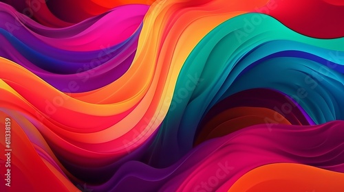 background with vibrant colors, abstract colorful background, Generative AI