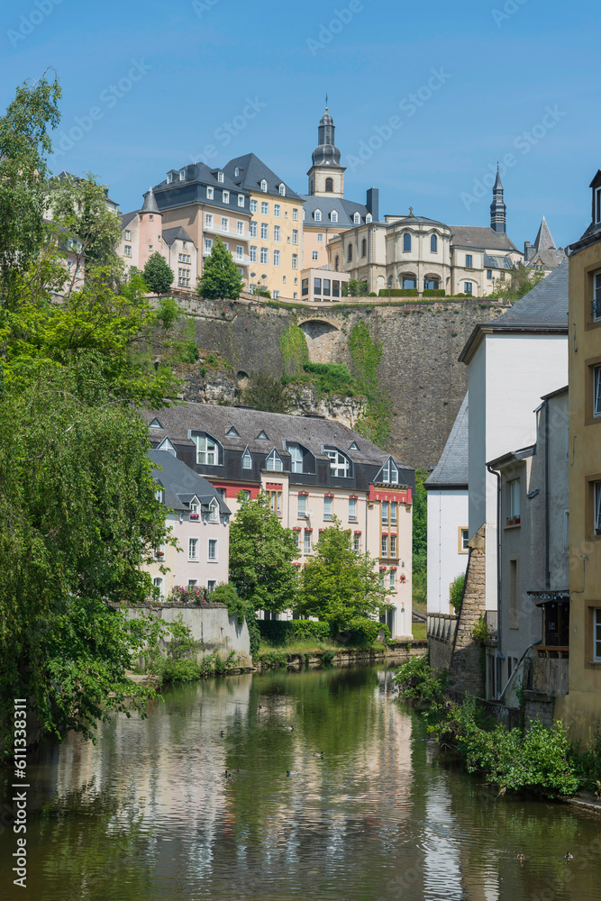 Luxembourg Stadt an einem Sommertag