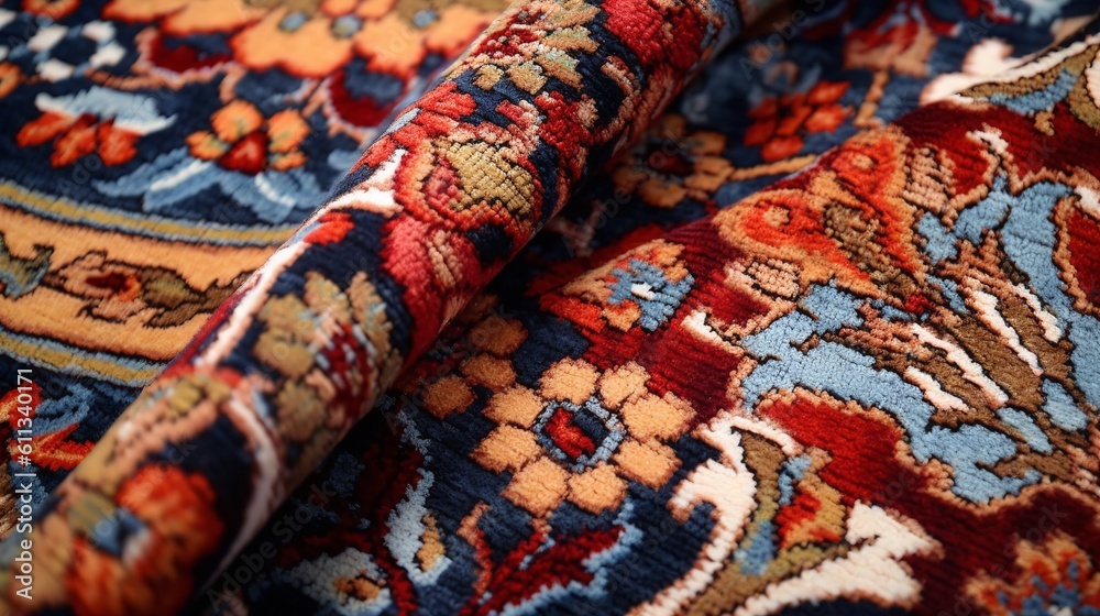 Exquisite Oriental Carpet Texture