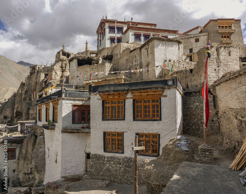 Lamayuru - one of the early monasteries of Ladakh, located in the valley of the upper Indus photo