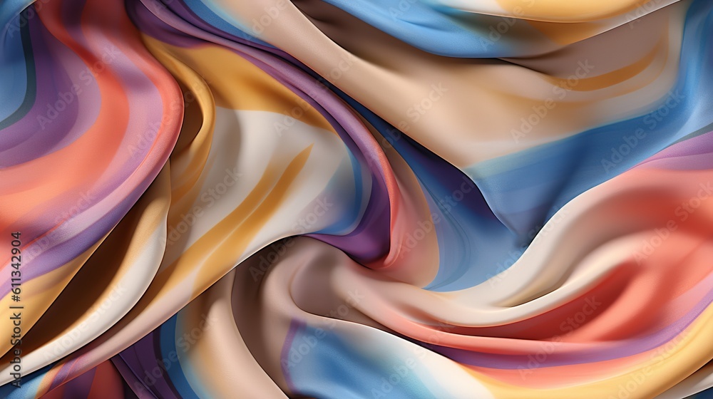 Smooth Silk Fabric Elegant Flow Smooth Silk Fabric Elegant Flow