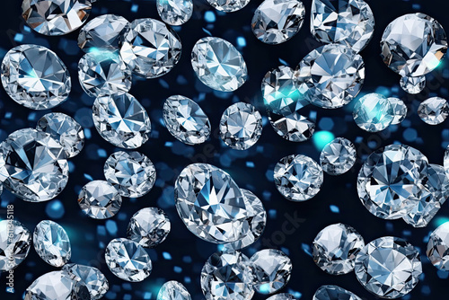 A texture of diamonds on a dark background.
