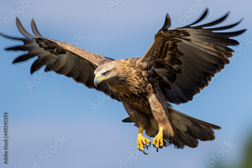 An eagle in flight